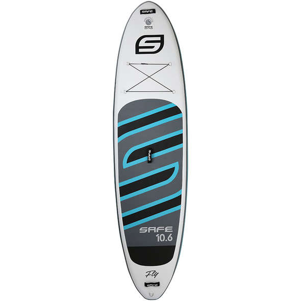 Safe Sup Gonfiabile easy ride Fly 10'6 - bianco/turchese
