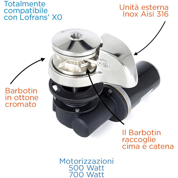 Salpa Ancore Italwinch Smart 500W catena 6 mm.