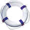 Salvagente anulare Corallo Bianco - Blu