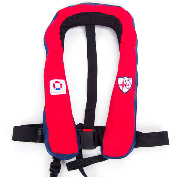 Salvagente Autogonfiabile Skipper 150N con Sottocoscia - Manuale