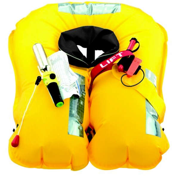 Salvagente gonfiabile neoprene Spinnaker 180 - Safe 4.0 - Orange