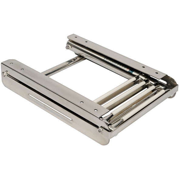 Scaletta Inox a scomparsa con slitta - 4 gradini
