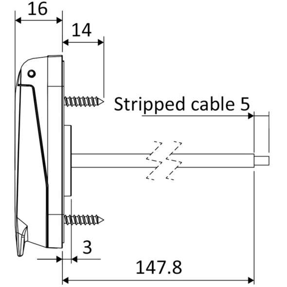 Scanstrut Connettore TV/SAT VENTURA