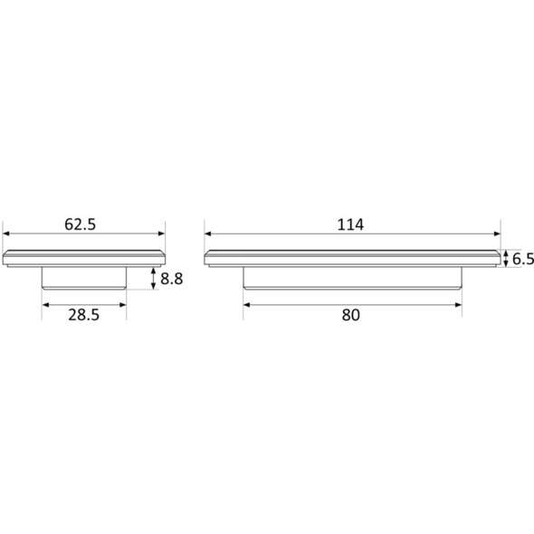 Scanstrut Premistoppa inox Low Profile multiplo