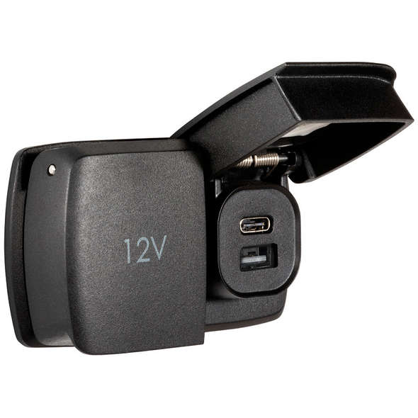 Scanstrut Presa Flip Pro - USB-A+USB-C e Power Socket 12V