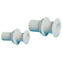 Plastiko' Tappo Di Scarico Condensa Monoparete 200 Mm. In Pps Bianco Per Caldaie A Condensazione 491011