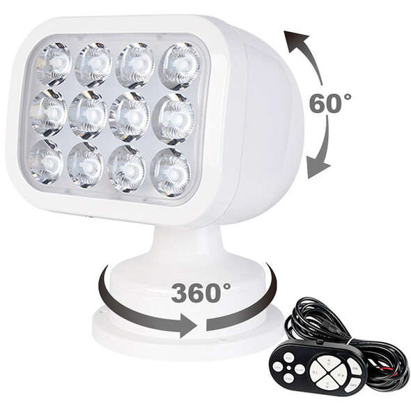 Seaflo Faro 12 Led con comando distanza - 28W 12/24V