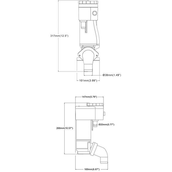 Seaflo Kit Conversione WC - 12V