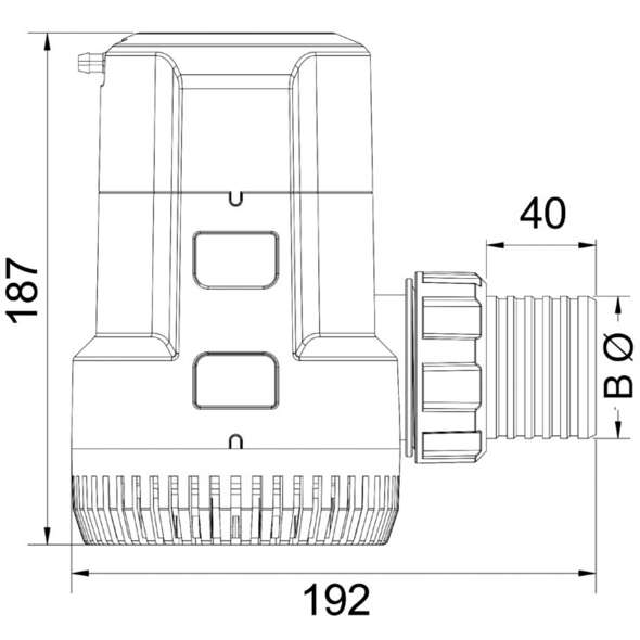 Seaflo pompa di sentina ad immersione G3700 - 24V
