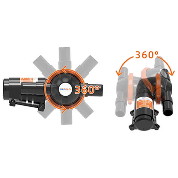 Seaflo Pompa Waste Autoadescante - 12V