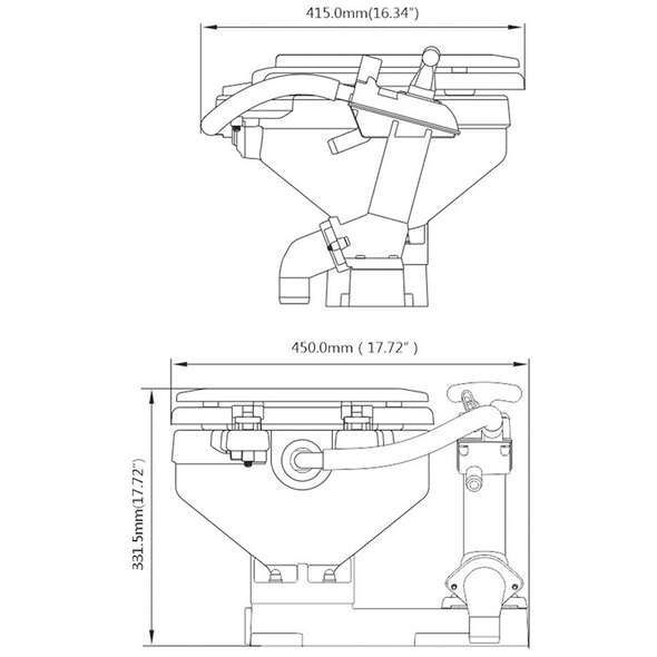 Seaflo Toilette Manuale - Compact