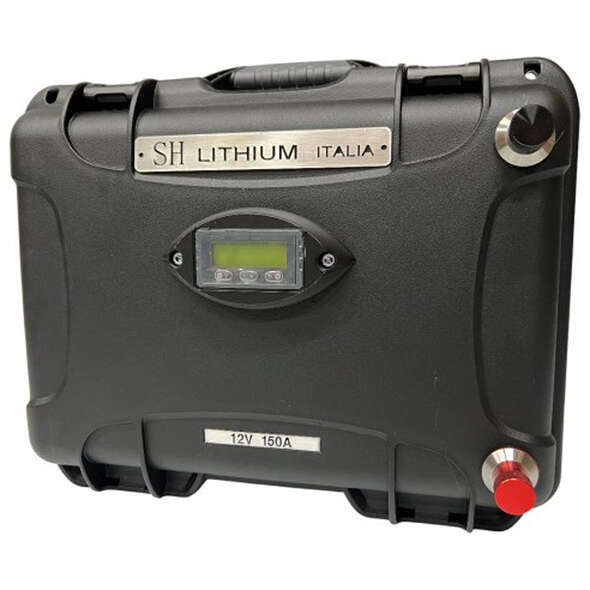 SH Lithium Batteria litio NMC box impermeabile - 12 V 150 A