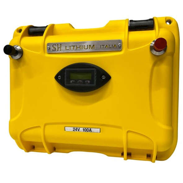 SH Lithium Batteria litio NMC box impermeabile - 24 V 100 A