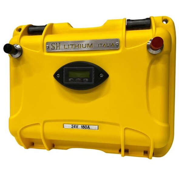 SH Lithium Batteria litio NMC box impermeabile - 24 V 150 A
