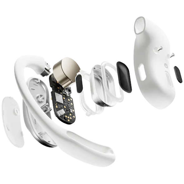 Shokz Auricolari Bluetooth OpenFit Air - Bianco