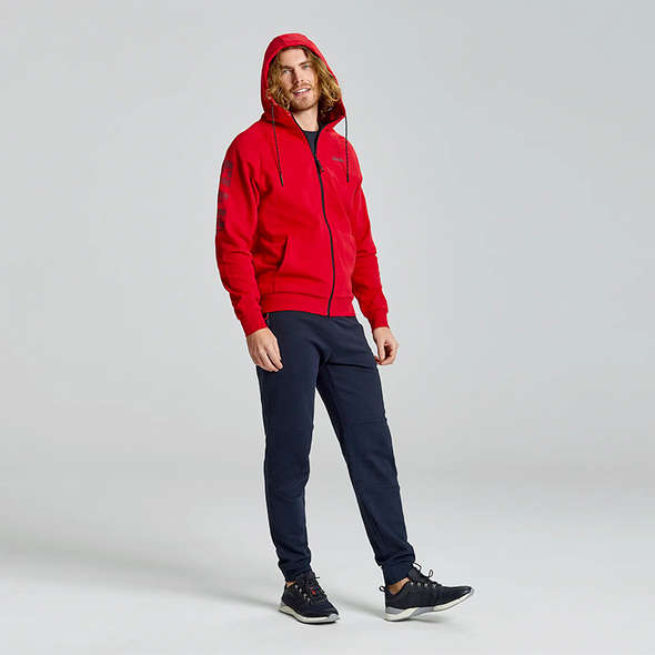 Slam Felpa con logo - Rosso