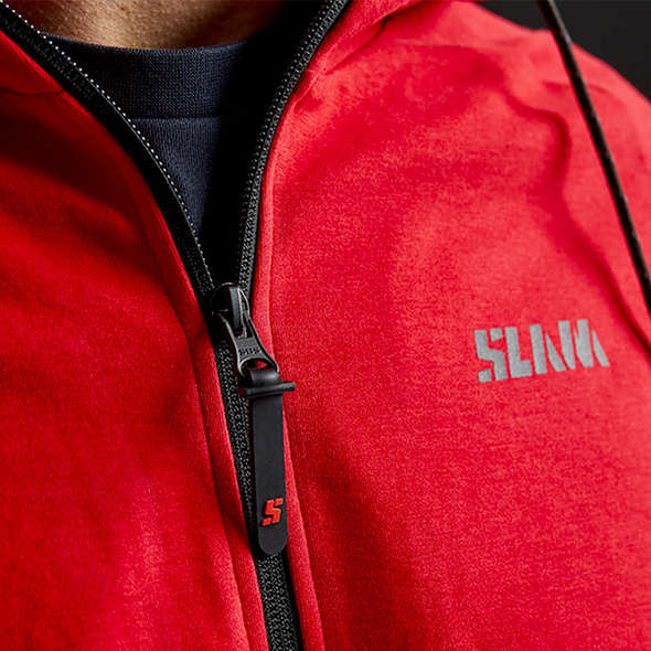 Slam Felpa con logo - Rosso