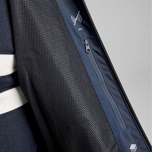 Slam Giacca con cappuccio Active - Navy