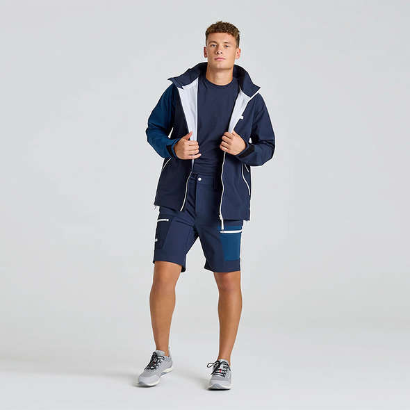 Slam Giacca con cappuccio foil - Navy