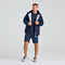 Slam Giacca con cappuccio foil - Navy