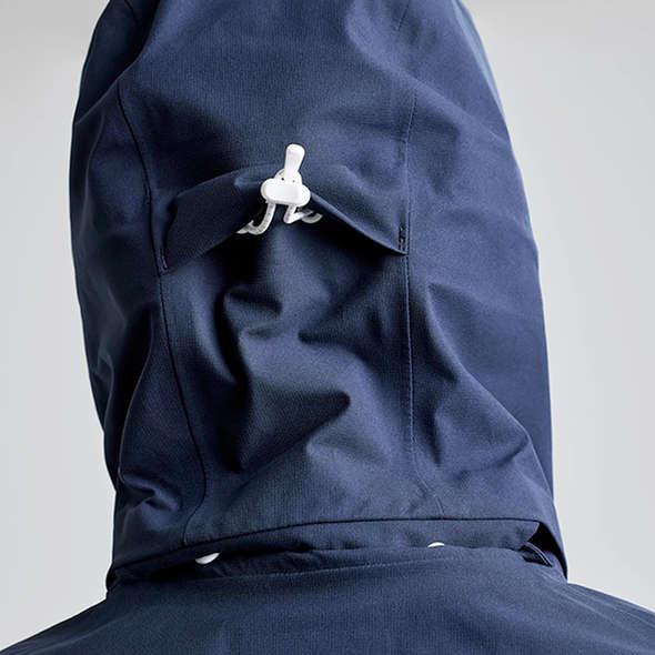 Slam Giacca con cappuccio foil - Navy