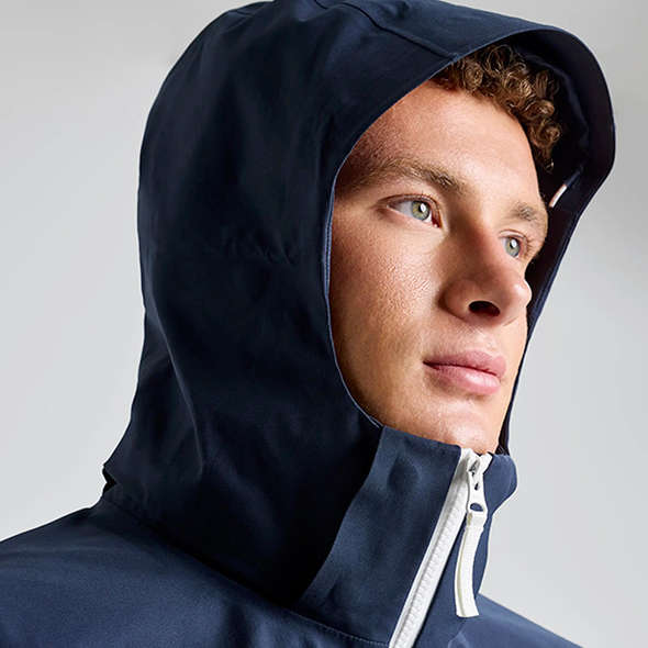 Slam Giacca con cappuccio foil - Navy
