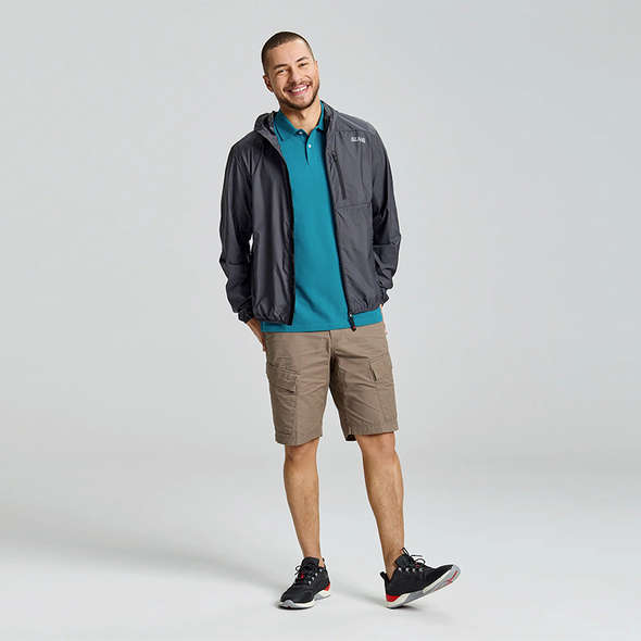 Slam Giacca impermeabile leggera Active - Titanio