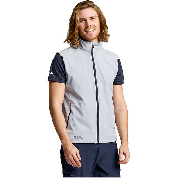 Slam Gilet softshell Active - Alluminio