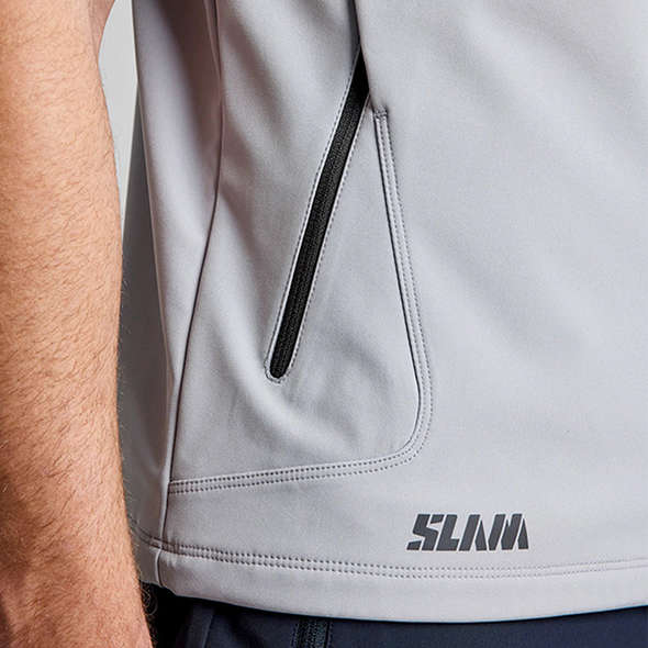 Slam Gilet softshell Active - Alluminio