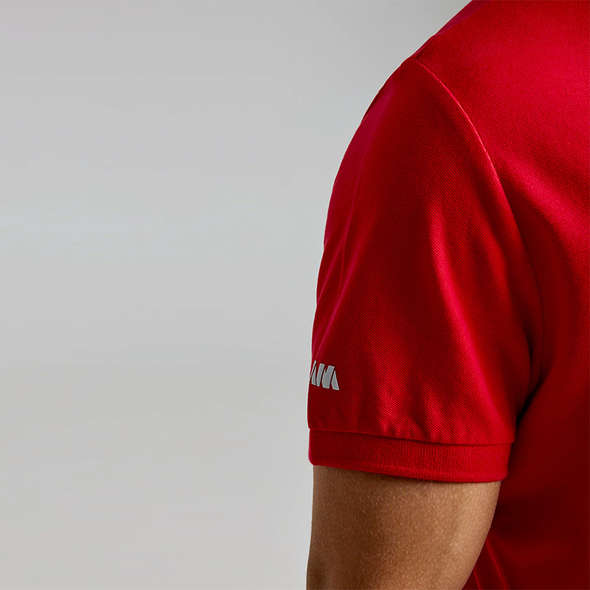 Slam Polo Deck ss - Rosso