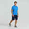 Slam Polo elasticizzata tecnica Evo ss - Azzurro