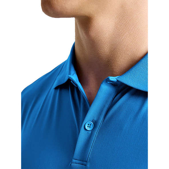 Slam Polo elasticizzata tecnica Evo ss - Azzurro