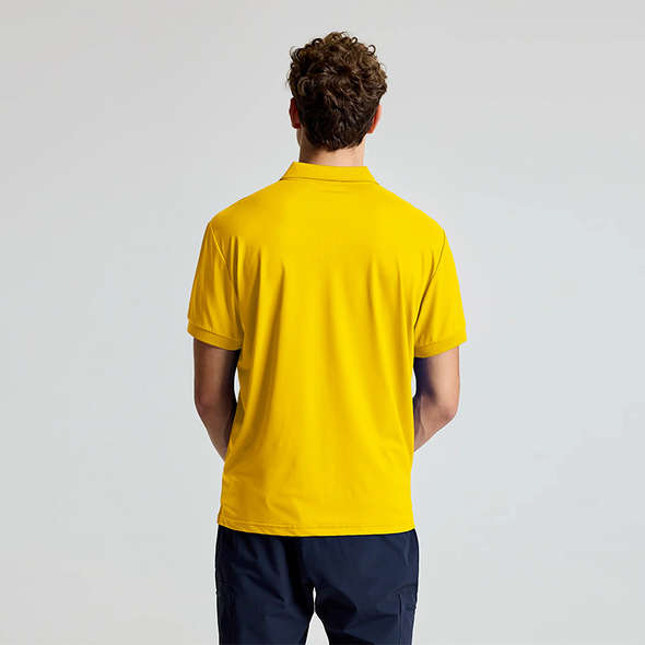 Slam Polo elasticizzata tecnica Evo ss - Giallo