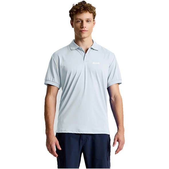 Slam Polo elasticizzata tecnica Evo ss - Grigio