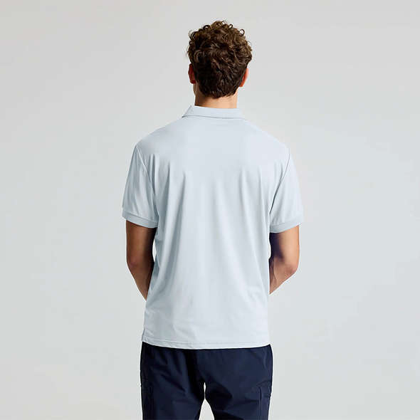 Slam Polo elasticizzata tecnica Evo ss - Grigio