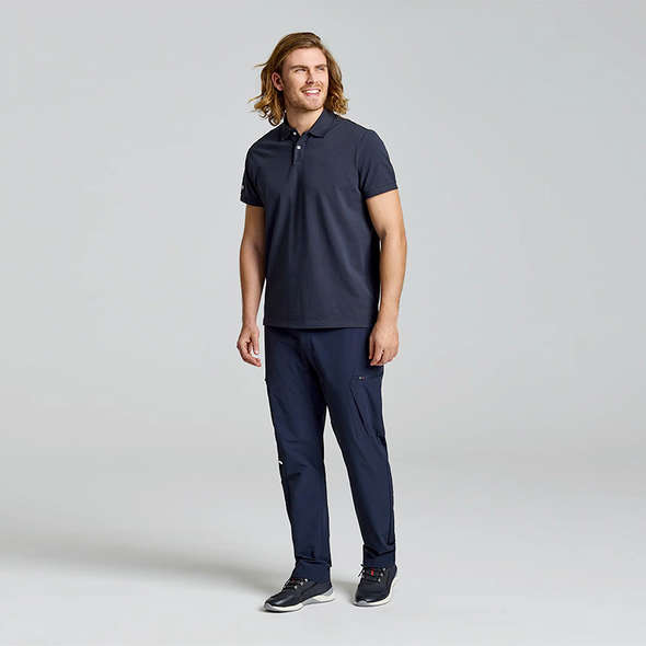 Slam Polo elasticizzata tecnica Evo ss - Navy