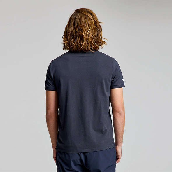 Slam Polo elasticizzata tecnica Evo ss - Navy