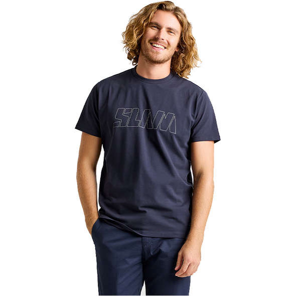 Slam T-shirt logo - Navy