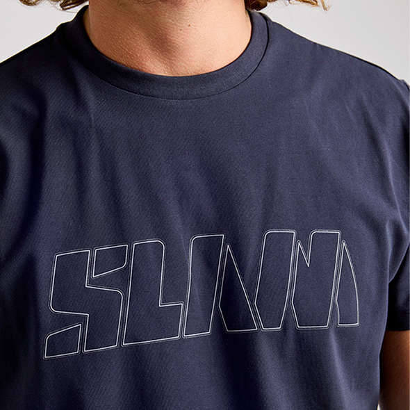 Slam T-shirt logo - Navy
