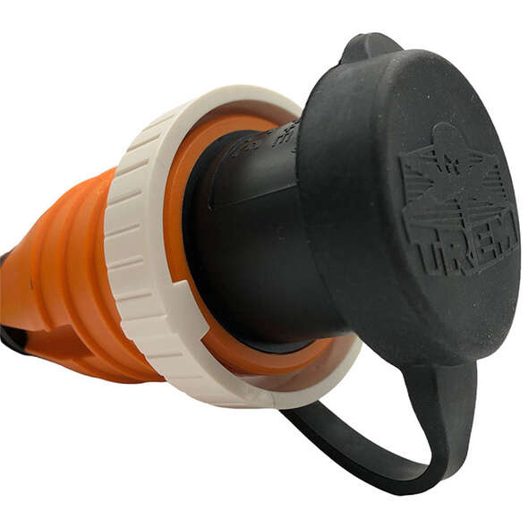 Spina Tripolare Femmina Con Coperchio - 16A