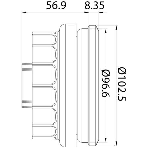 Strumento multifunzione LCD per fuoribordo Yamaha