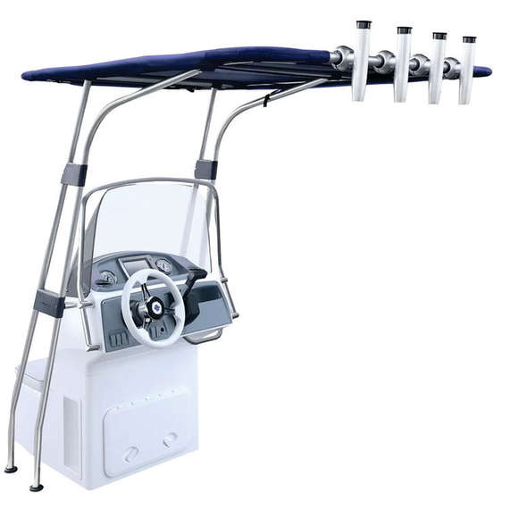 T-Top in lega leggera 1700x1200x2010 - Nero