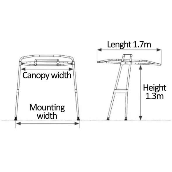 T-Top Targa Top II Nero - Medium