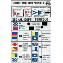 Tabella adesiva “Codice internazionale 3” 16 x 24 cm