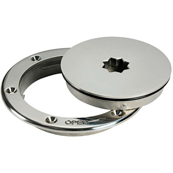 Tappo ispezione Inox 105 mm.