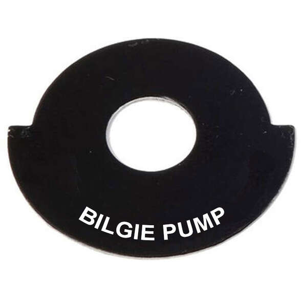 Targhetta interruttore - BILGE PUMP