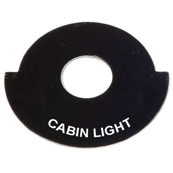 Targhetta interruttore - CABIN LIGHT