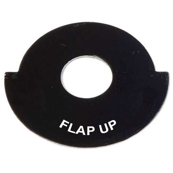 Targhetta interruttore - FLAP UP