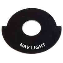 Targhetta interruttore - NAV LIGHT