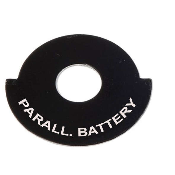 Targhetta interruttore - PARALL BATTERY